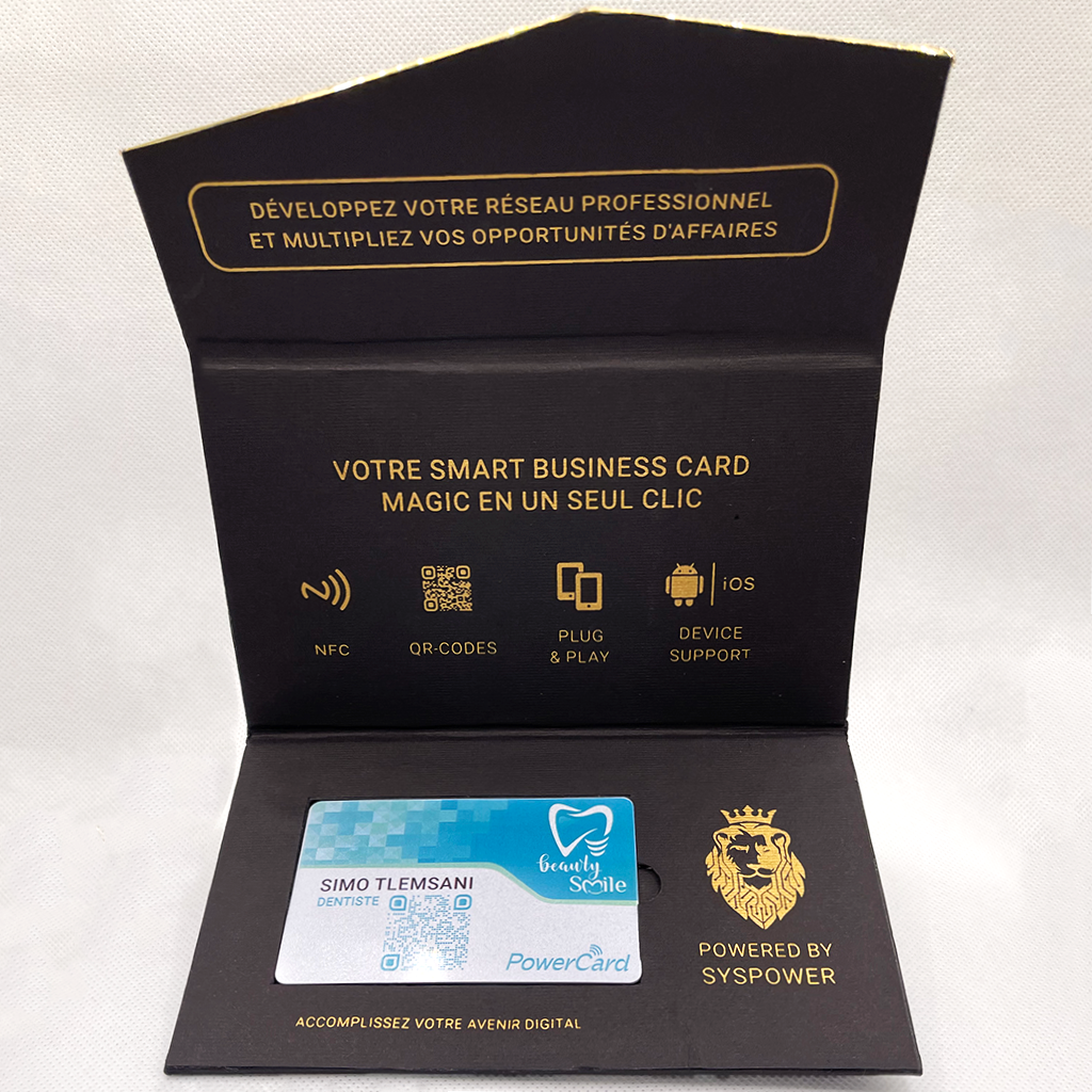 Carte de visite NFC - PowerCard PRO